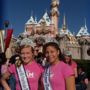 preteen Maya Purcell with National All-American Queen Machaelah
