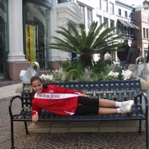 Paloma Camacho relaxing at Rodeo Drive and giving thanks for being here 