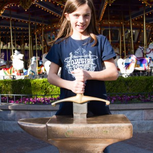Jade Sewell having fun at Disney