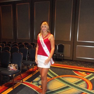 Miss Colorado rocking Red, White, and Blue!