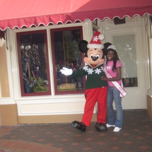 Raven, North CA Jr. Teen with Mickey Mouse!