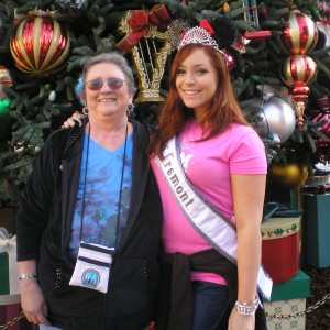 Grandma and I are the Disney Christmas Tree