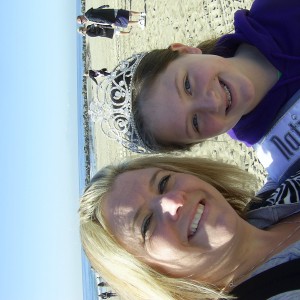 Mom and Abby at Venice Beach