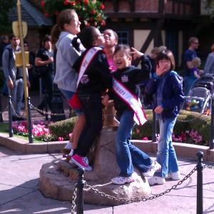 Trying to pull the sword from the stone... are they the chosen ones???  YES!!!
