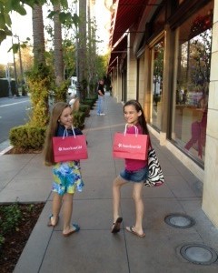 Shopping at American Girl