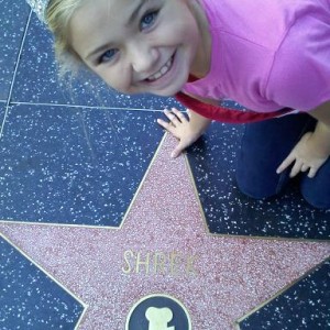 Feeling like a STAR on Hollywood Blvd
