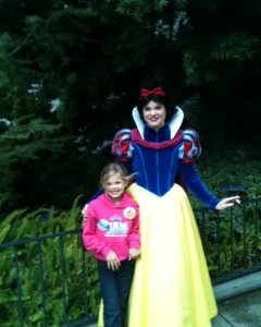 Hanging out with Snow White