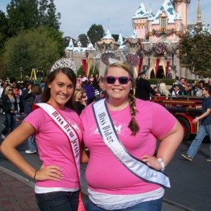 NAM girls Samantha Mazza and Jennifer Rye in beautiful Disneyland