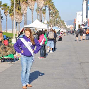 Camille Schrier at Venice Beach!