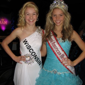 Miss Wisconin Pre-teen, Brittany Georgia, and National American Miss Pre-teen, Lexi Collins