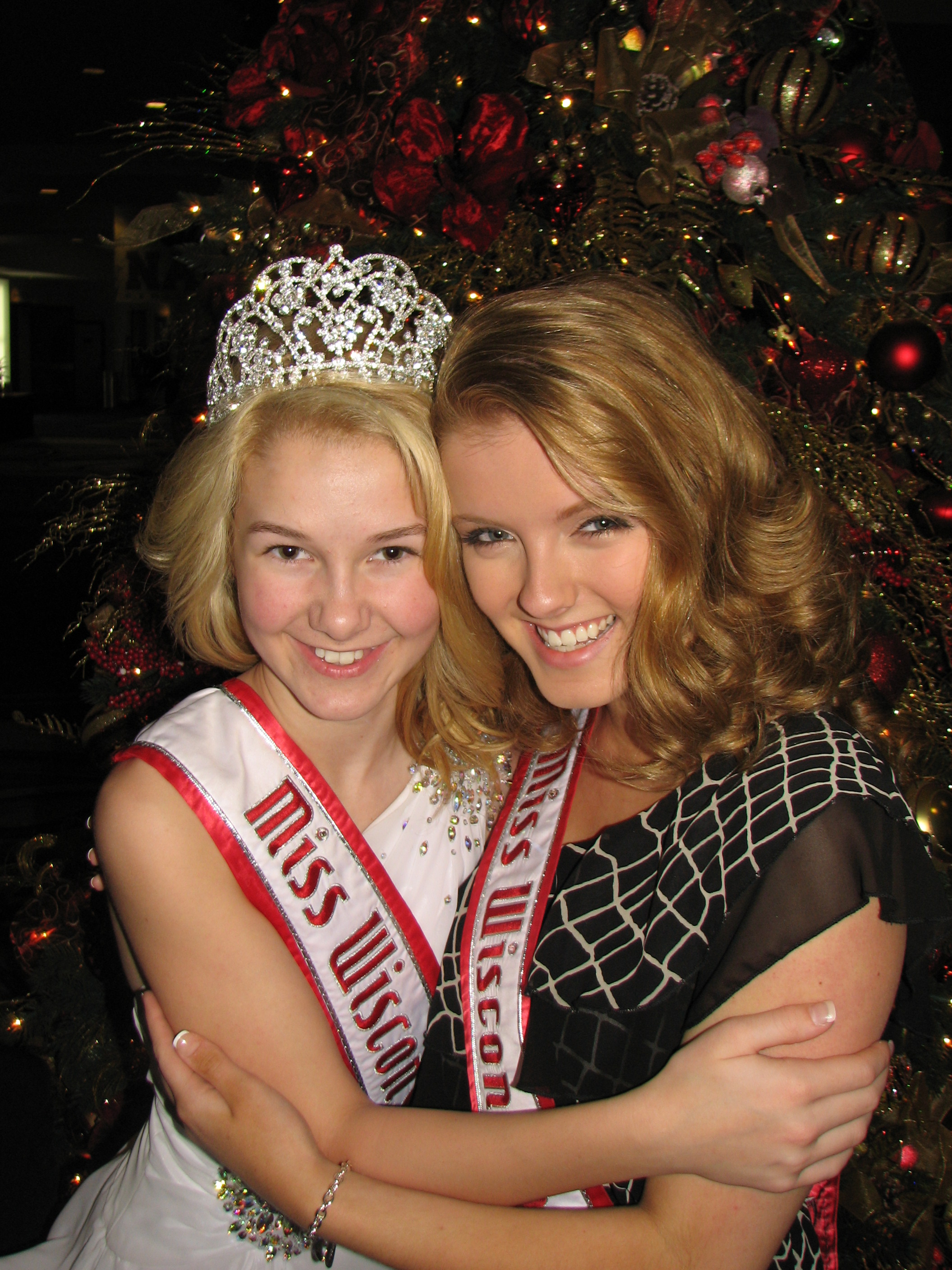 Miss Wisconsin Pre-teen, Brittany Georgia and Miss Wisconsin Jr Teen, Madis...