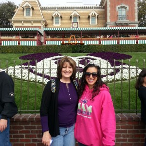 Lindsay (Miss Houston) and Wanda Cordero at Disneyland!!!