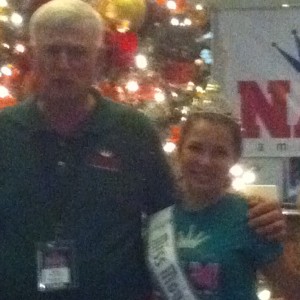 Adrienne Foret Miss Montville, CT Jr Teen with State Director 2012