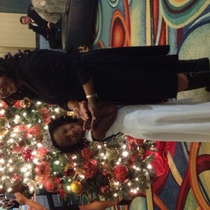 Mom and PA National Cover Girl Ajae at Thanksgiving 