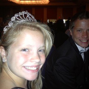 Gillian and her brother, Josh at the banquet 