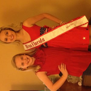 Patriotic Amber Flynn with my sister queen