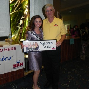 Miss Maryland Jr. Teen, Rachel Distefano, with one of her amazing state directors, Mr. Lew