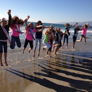 At the beach with my NAM girls!