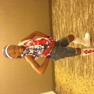 Jr Pre-Teen N'kiya Freeman Patriotic wear