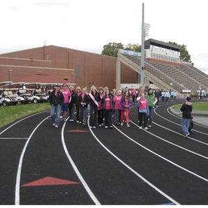 Allison Walter, Miss Indiana Teen, organized group of supporters to walk in the National Edating Disorder Association Walk 