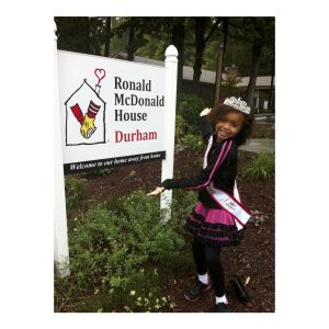 Carter Brown, North Carolina NAM Jr. Pre-Teen, donates her time to Ronald McDonald House