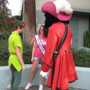Miss Long Island with Peter Pan and Captain Hook