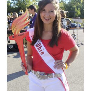 Mikayla Colwell, Miss Ohio Jr. Teen giving back to her self-created organization The Crowning Hearts to raise funds for The American Heart Association