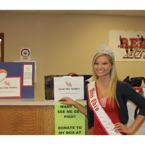 Miss Ohio Jr. Teen, Bailee Mayne, donated dental hygiene products to the less fortunate through Save Our Smiles
