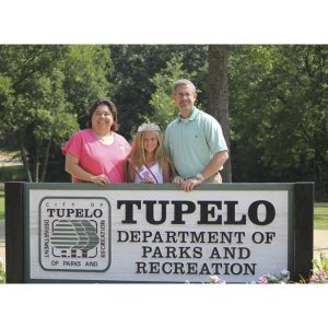 National American Miss Mississippi Jr. Pre-Teen, Hanna Stewart, assisted with special needs adults and children and the Tupelo THerapeutic Recreation Association